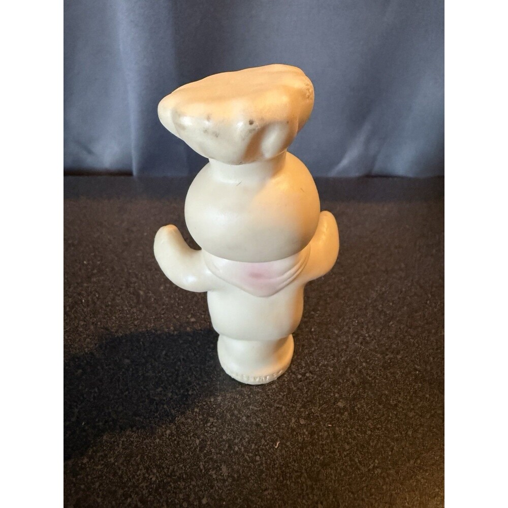 Vintage 1974 Pillsbury Doughboy Poppin Fresh Retro Rubber Toy Advertising Kitsch - Picture 2 of 10